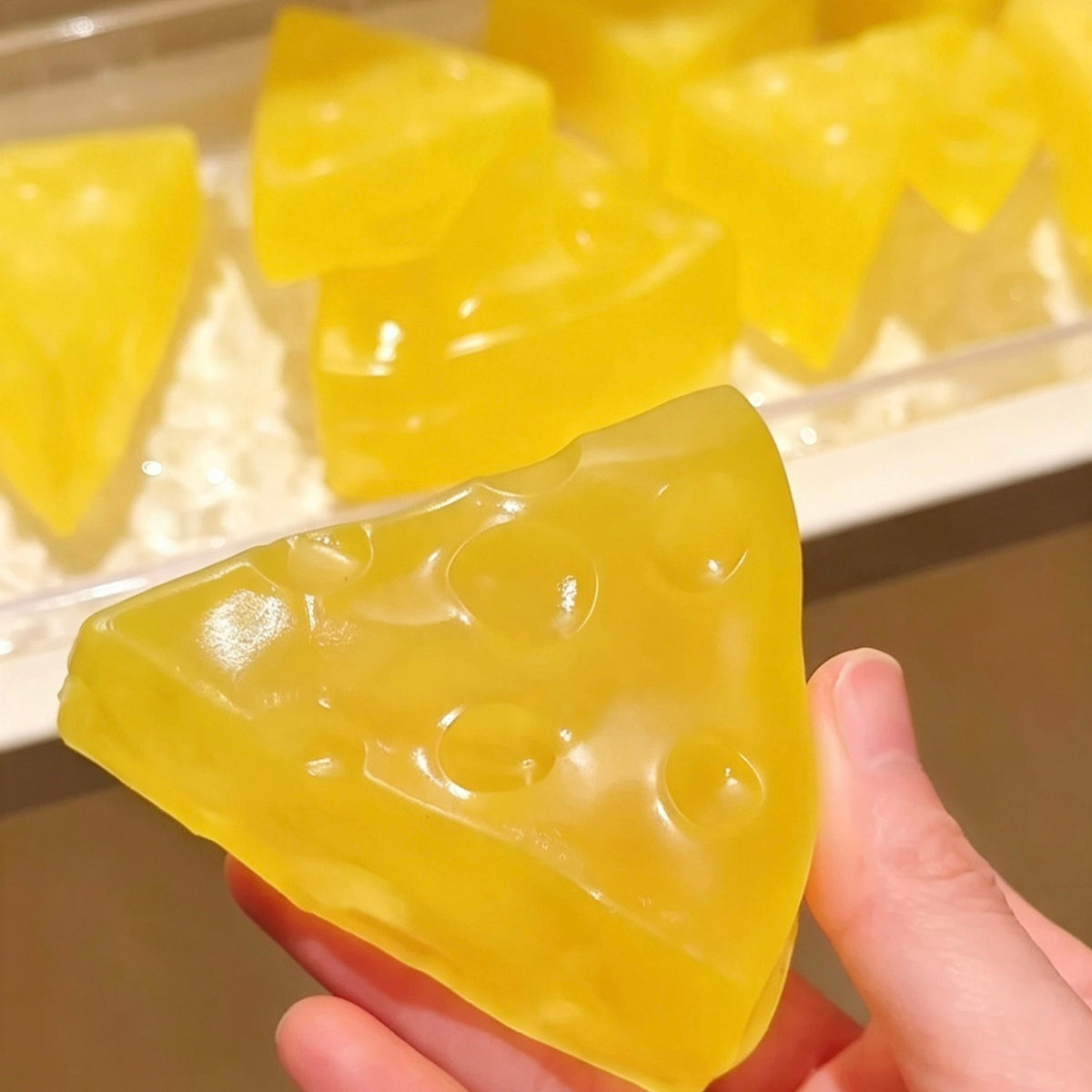 Cheese-Themed Squeeze Toy