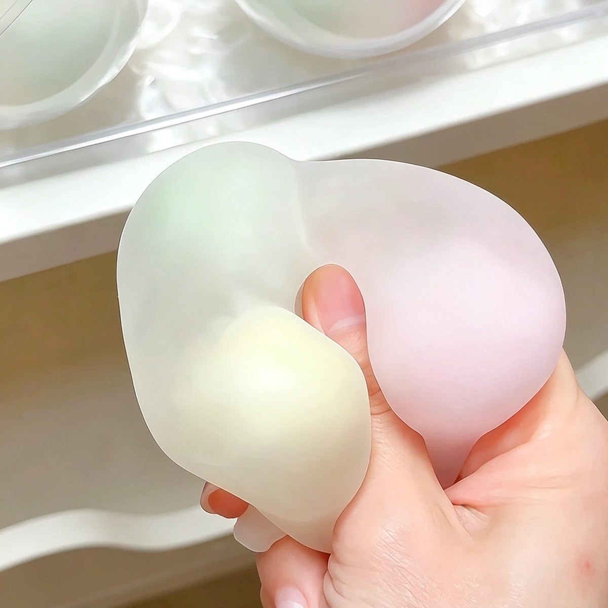 Multi-colored Crunchy-Shell Squeeze Ball