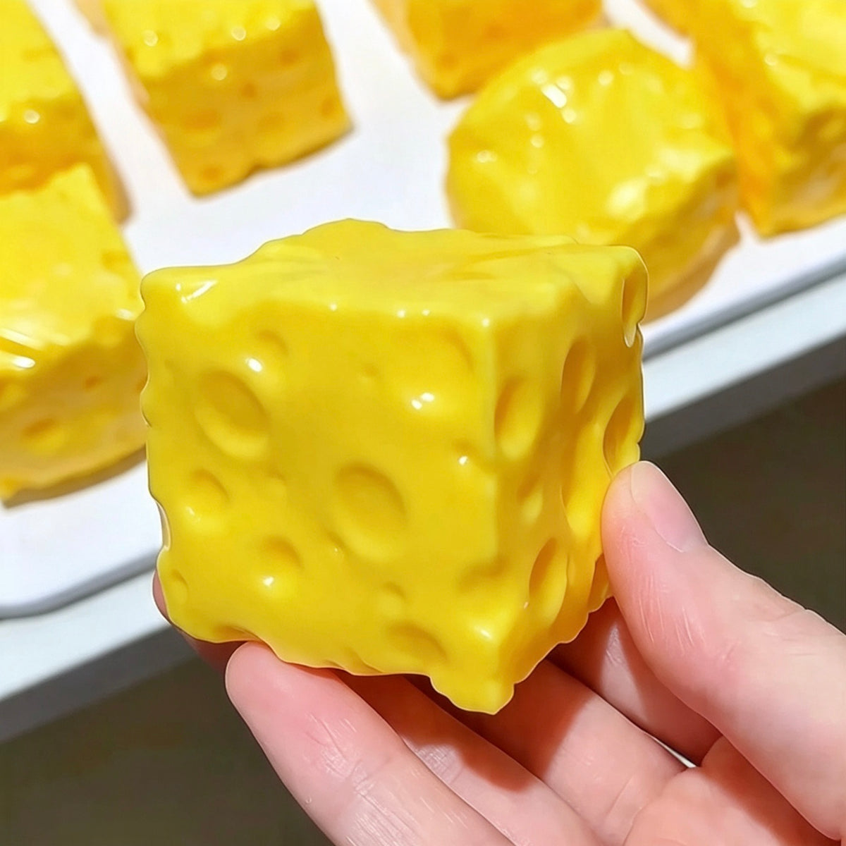5cm Mini Cheese Squeeze Toy