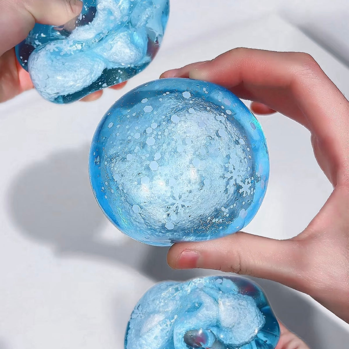 Snowy voice snowball imitation